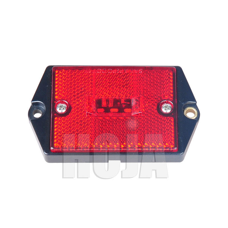 Luz de paso de marcador LED rectangular de montaje en superficie con reflejo